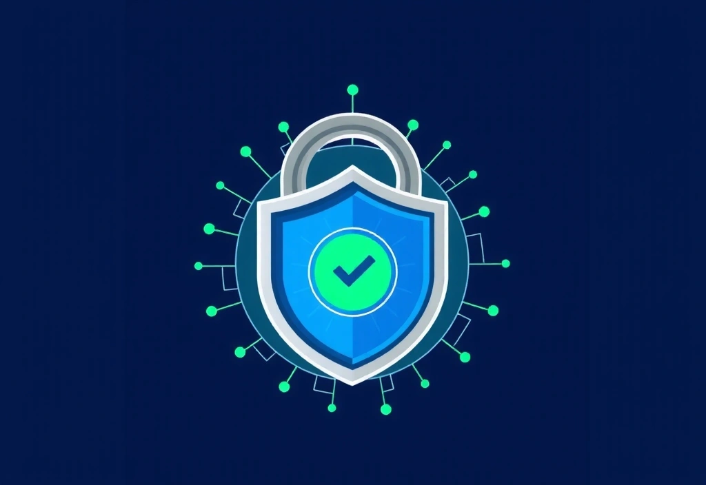 Digital lock icon representing data privacy
