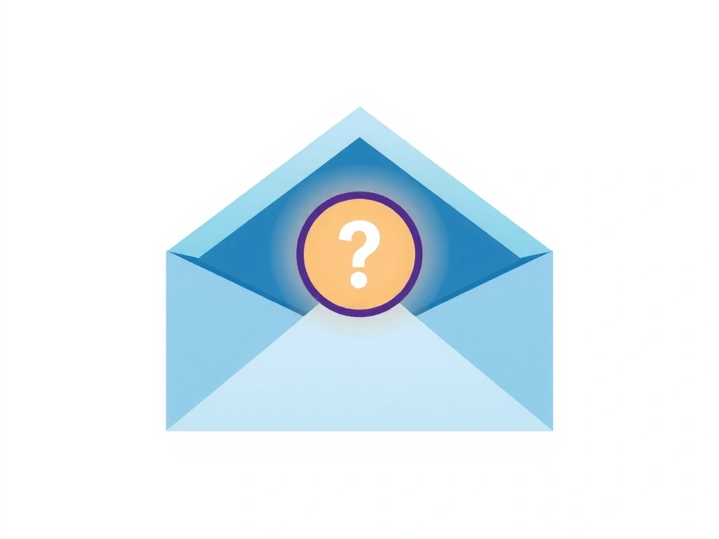 Envelope icon with a question mark, symbolizing privacy inquiries