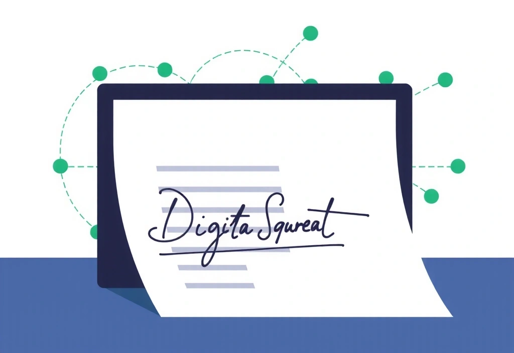 Legal document with a digital signature